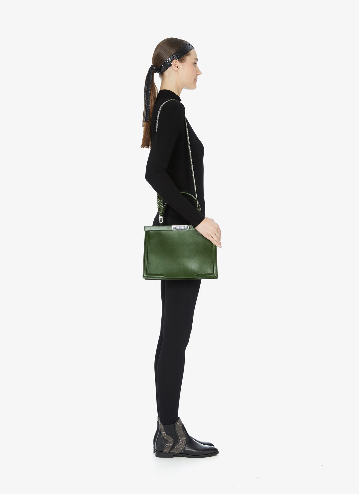 Cecile 33 Handbag
 ALAÏA GREEN CECILE 33 HANDBAG